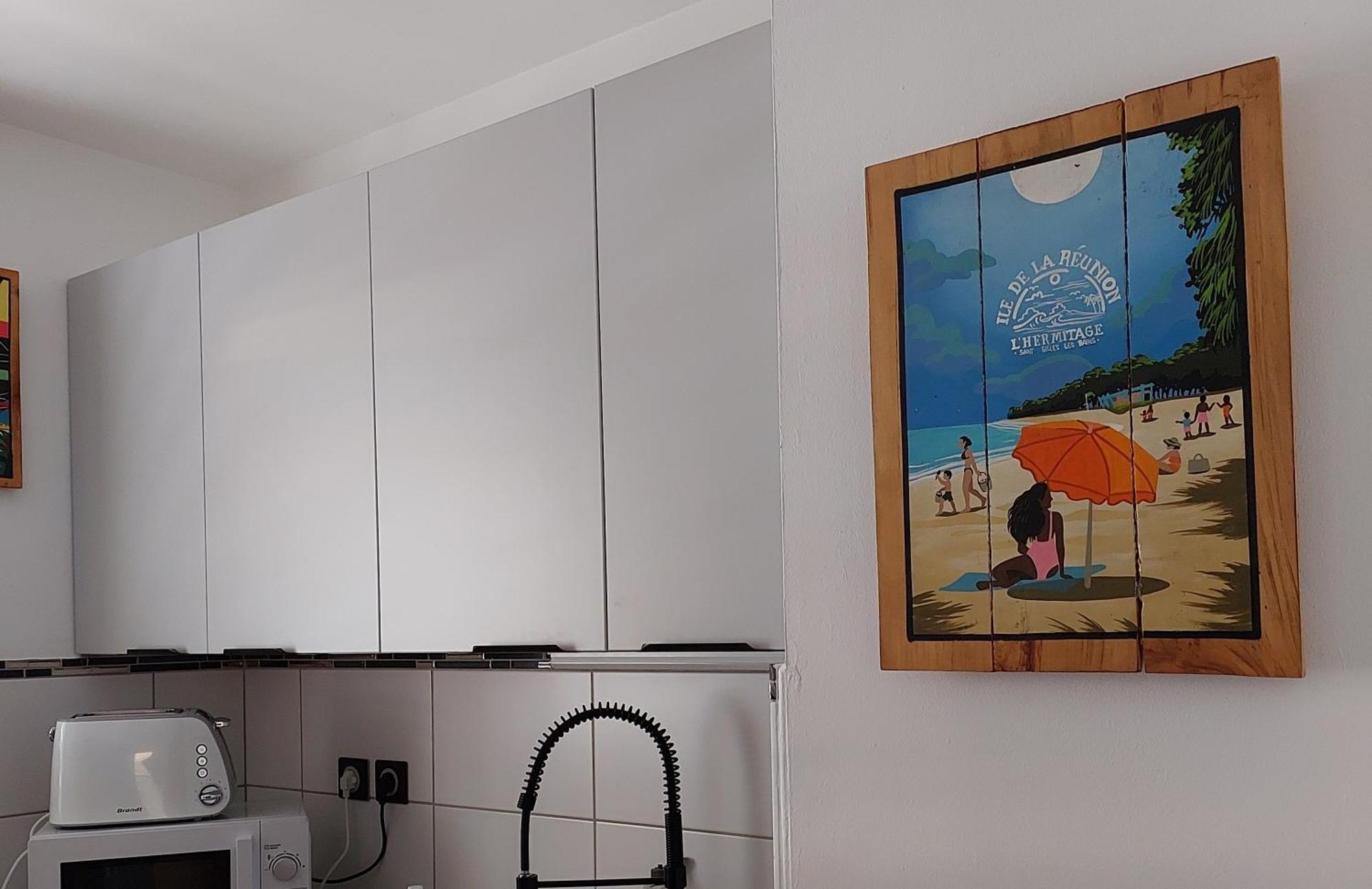 Appartamento Beau T3 Litchi Vue Ocean Piscine Saint-Gilles-les Bains Esterno foto